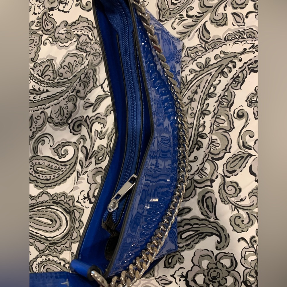 Spring Safire Blue Shoulder Bag - Picture 4 of 8